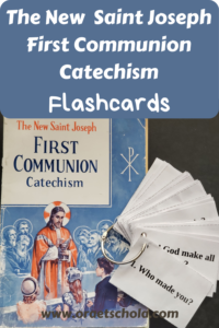 New St. Joseph Baltimore Catechism book and Flashcards